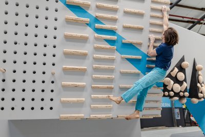 Bouldern in der Boulderwelt, Bouldersession