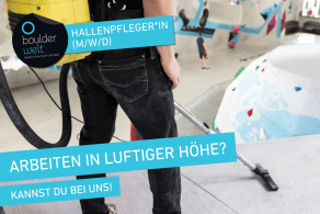 Boulderwelt München Süd sucht Hallenpfleger