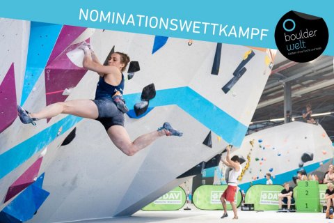 Nominationswettkampf Wettkampfsaison 2022 DAV Nationalkader Bouldern Boulderwelt München Süd