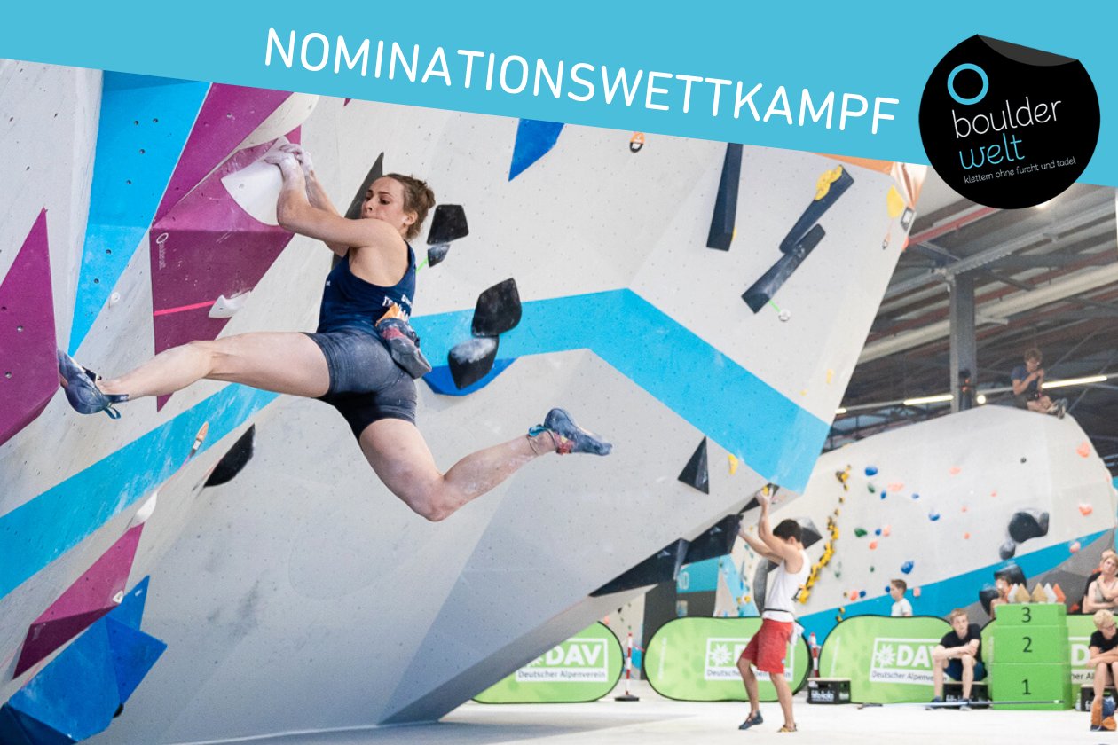 Nominationswettkampf Wettkampfsaison 2022 DAV Nationalkader Bouldern Boulderwelt München Süd