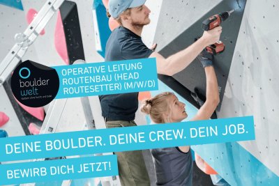 OL Routenbau Boulderwelt München Süd