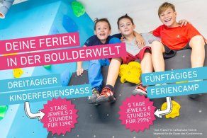 Ferien Boulderwelt Ferienbetreuung Ferienkurs Brunnthal
