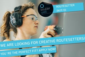 We are looking for experienced Routesetters! Apply now!