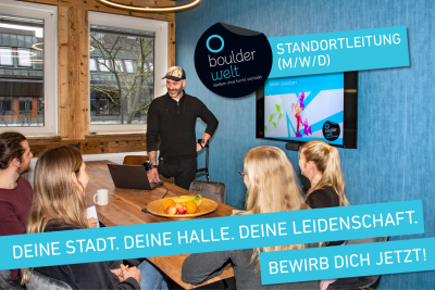 Standortleitung unserer Boulderhalle gesucht!