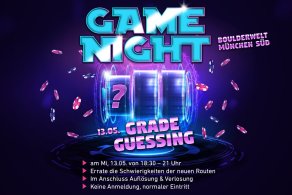 Boulderwelt München Süd Game Night Grade Guessing Event Kletterevent Bouldern
